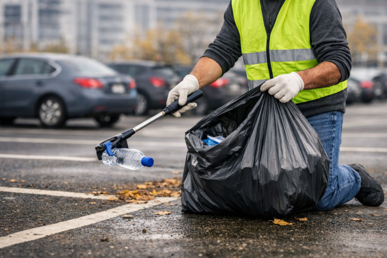 Car Park Litter Removal car park litter picking