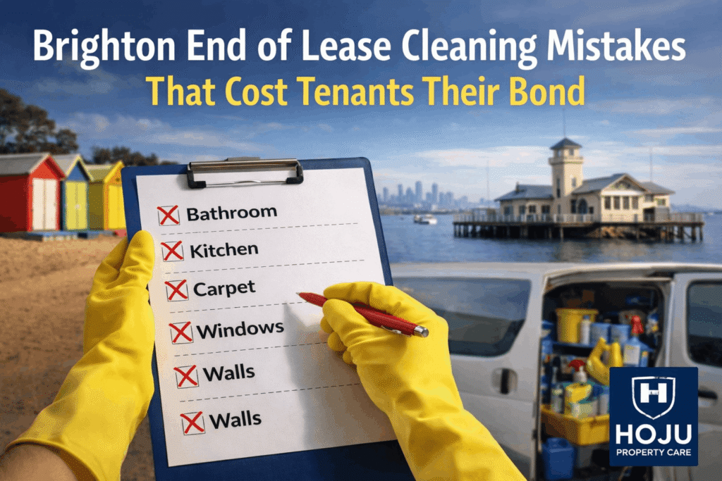 brighton end of lease cleaning mistakes